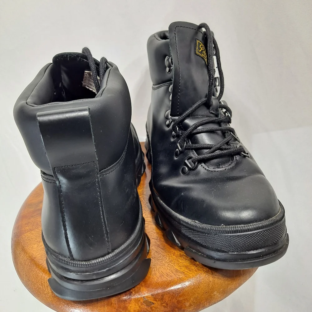 Polo By Ralph Lauren Black Hainsworth Boots